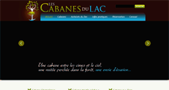 Desktop Screenshot of cabanesdulac.com